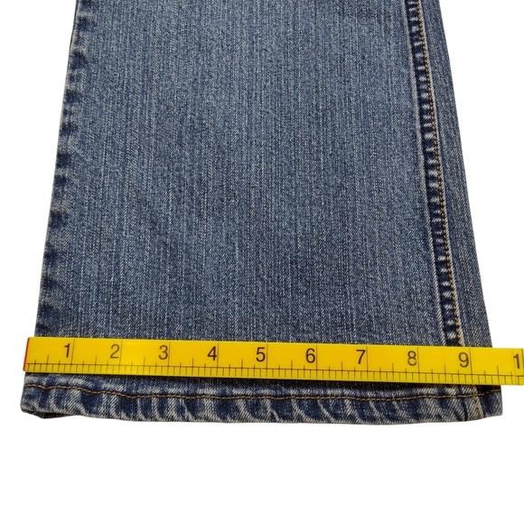 Levi Strauss Signature Stretch Low Rise Bootcut Denim Blue Jeans Women's Size 16 - Picture 9 of 12